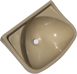  Pia de lavatório creme