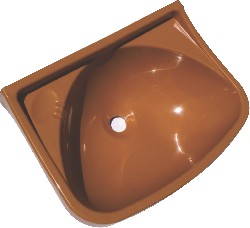  Pia de lavatório caramelo