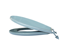 Assento Sanitário Macio Cinza