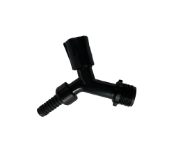  Torneira plastica de jardim preta   3/4